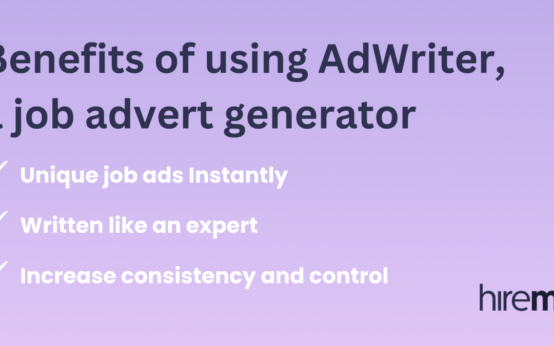 Automate your job advert content in a few clicks